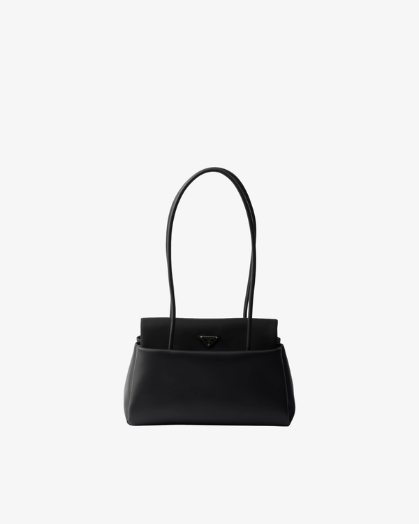 Prada - Women's Vitello & Tessuto Borsa A Mano  - (Black)