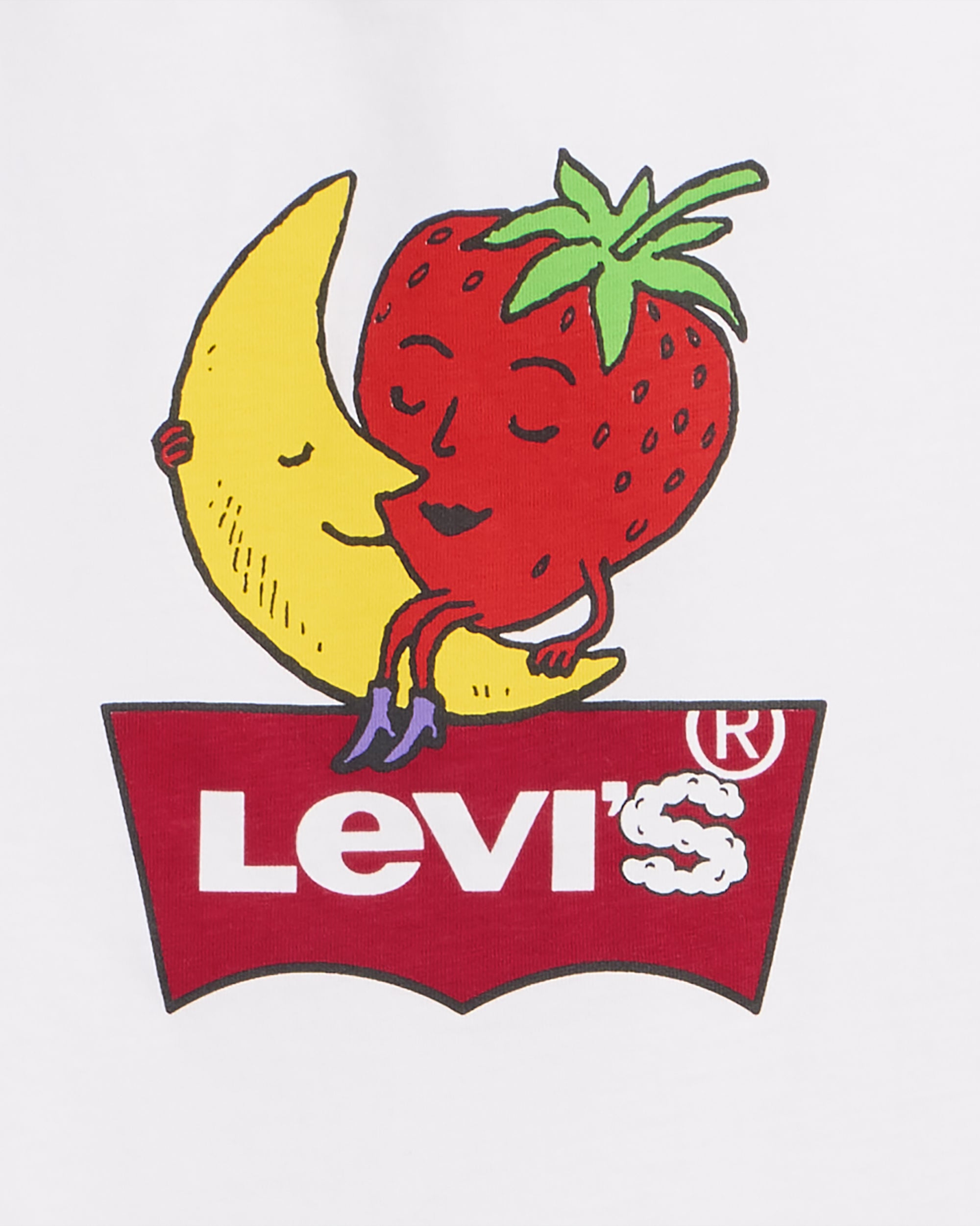 SKY HIGH FARM - Levi's Goods Baby Ringer Tee - (White) view 3, Click to Zoom in