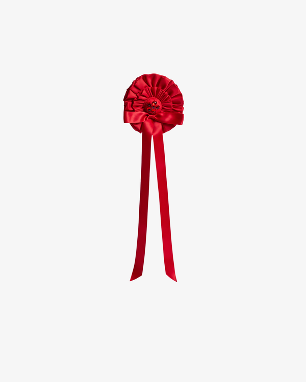 SIMONE ROCHA - Women's Ribbon Rosette Bag Charm - (Red)