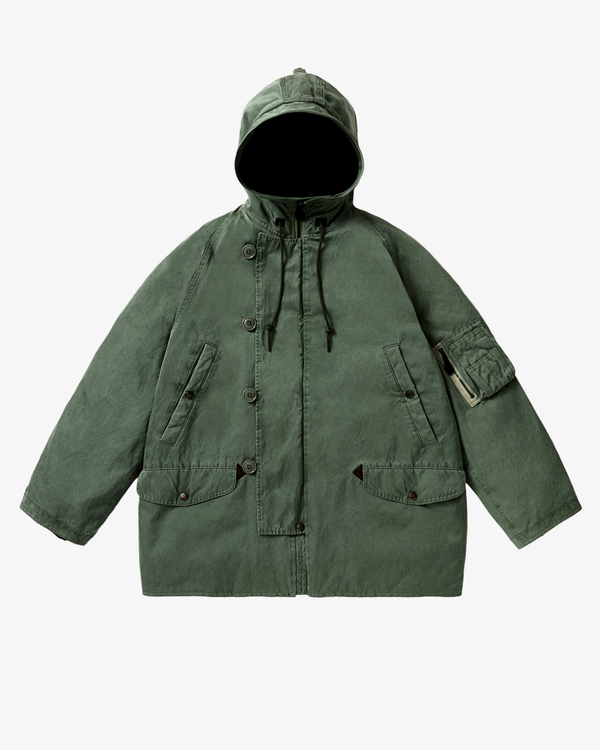 A.Presse - Vintage Silk Custom N-3B Flight Jacket - (Olive)