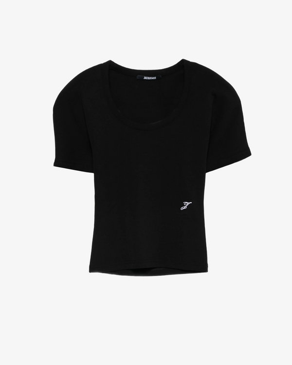 JACQUEMUS - Women's Le Tshirt Ovalo Mc - (Black990)