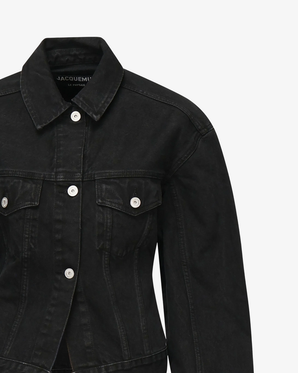 Jacquemus_JACQUEMUS - Women's La Veste De-Nimes - (Black990)_JACKETS