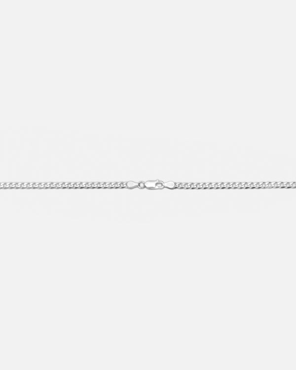 Stussy_Stüssy - Alphabet Cuban Link Chain - (Silver)_NECKLACES