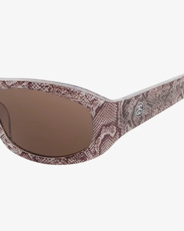 Stüssy - Landon Sunglasses - (Snake Skin/Brown)