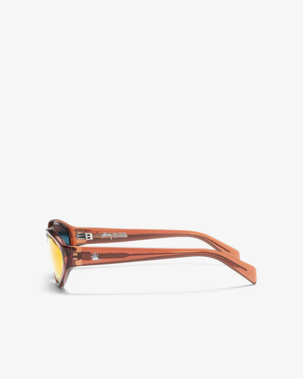 Stüssy - Men's Yumi Sunglasses - (Transparent Brown/Solar Flare)