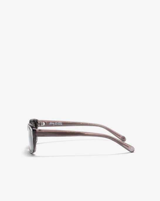 Stüssy - Men's Michael Sunglasses - (Transparent Taupe/Green Lens)