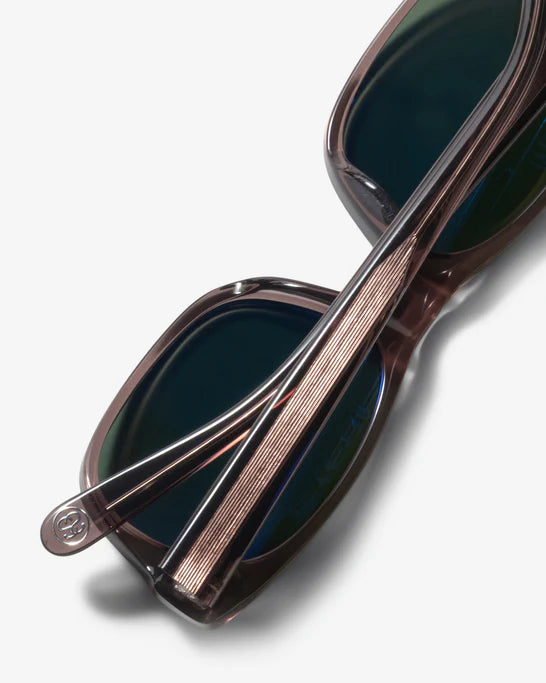 Stüssy - Men's Michael Sunglasses - (Transparent Taupe/Green Lens)