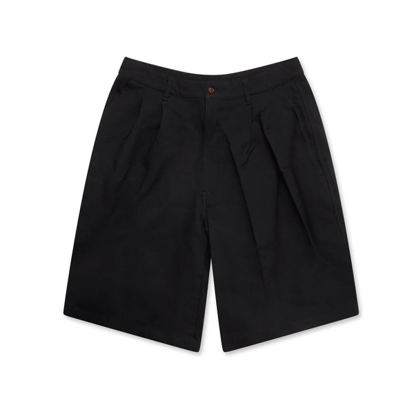 CDG SHIRT - Cotton Twill Shorts - (Black)