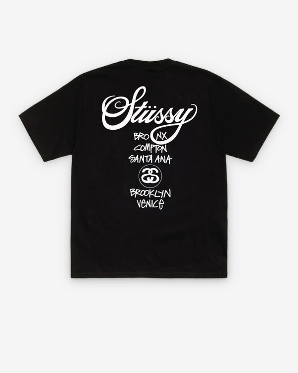 Stüssy - Men's World Tour Tee - (Black)