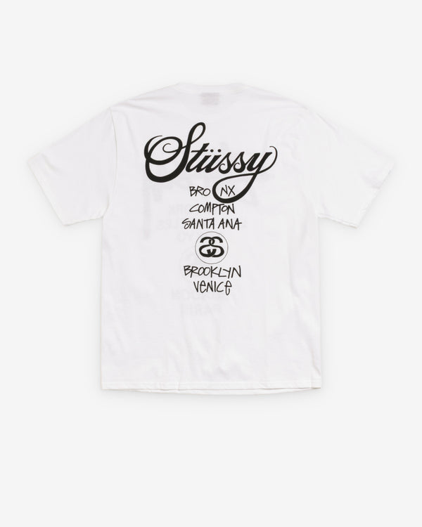 Stüssy - Men's World Tour Tee - (White)