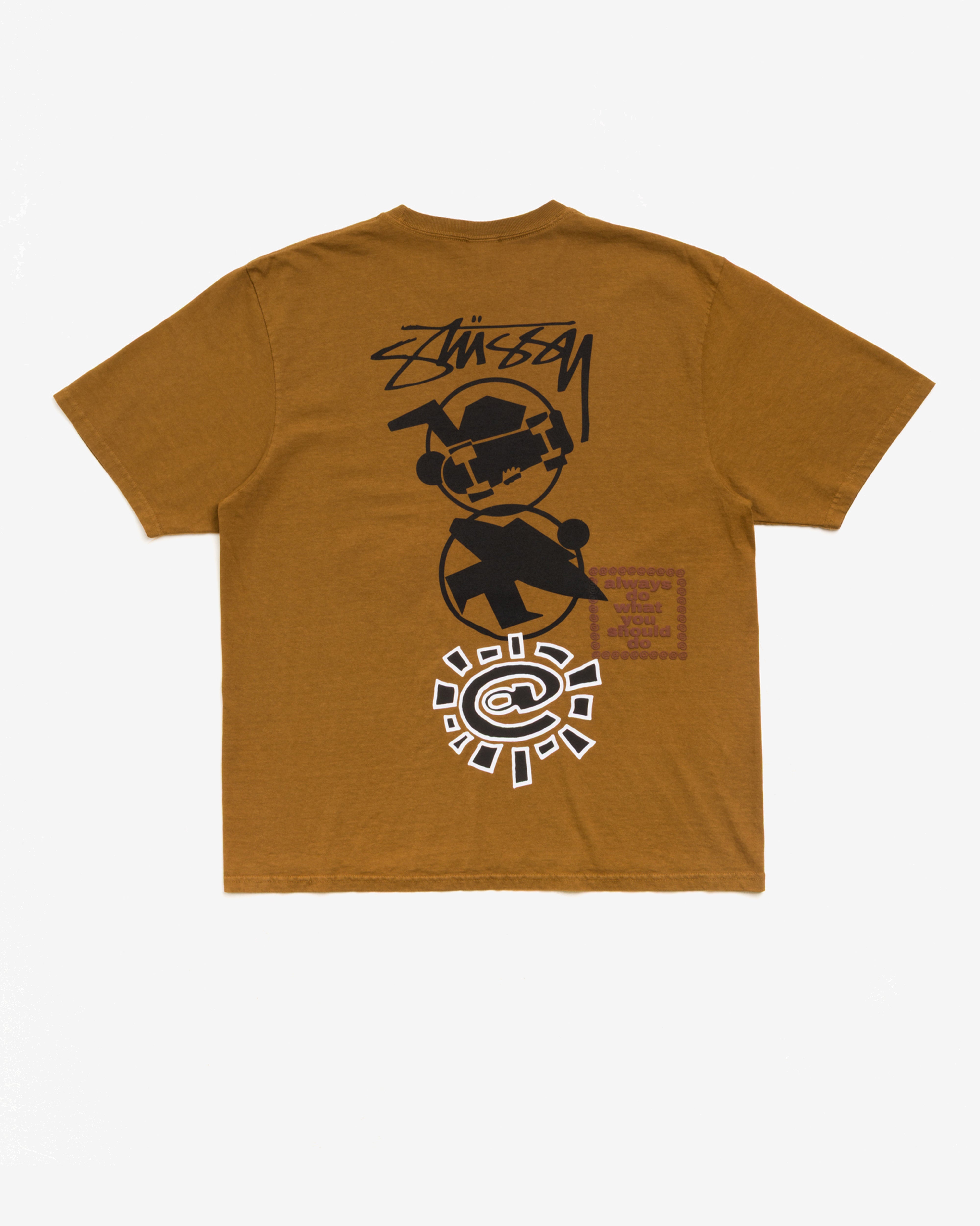 Stüssy: Men's Always Do What You Should Do Stack Tee (Caramel