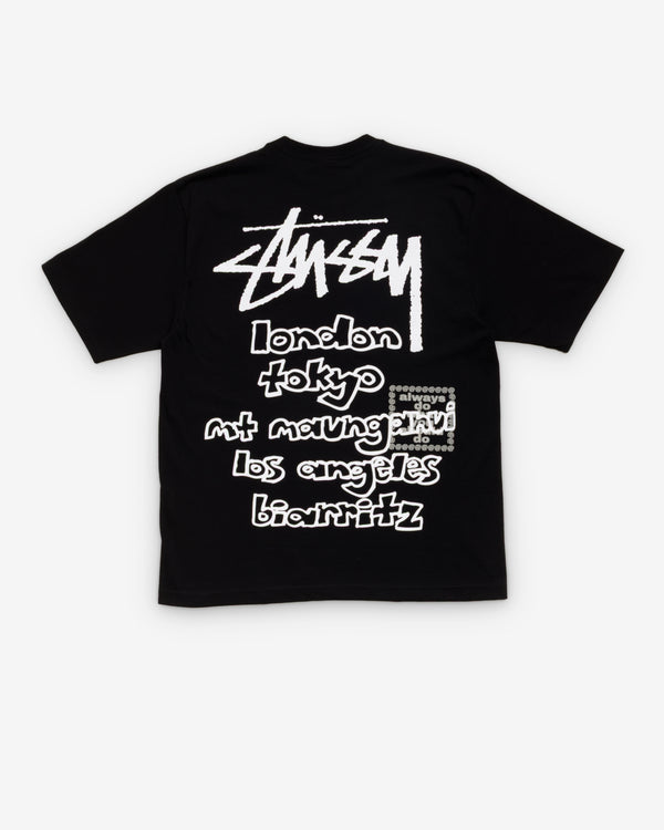Stüssy - Men's Always Do What You Should Do World Tour Tee - (Black)