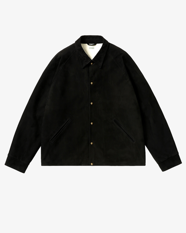 A.Presse - Suede Coach Jacket - (Black)