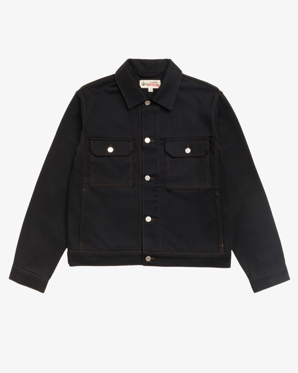 Stüssy - Men's Trucker Denim - (Black)