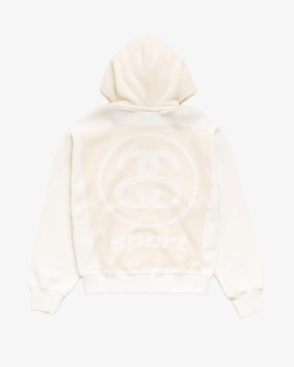 Stüssy - Men's Link Sport Gar. Dyed Zip Hood - (Bone)