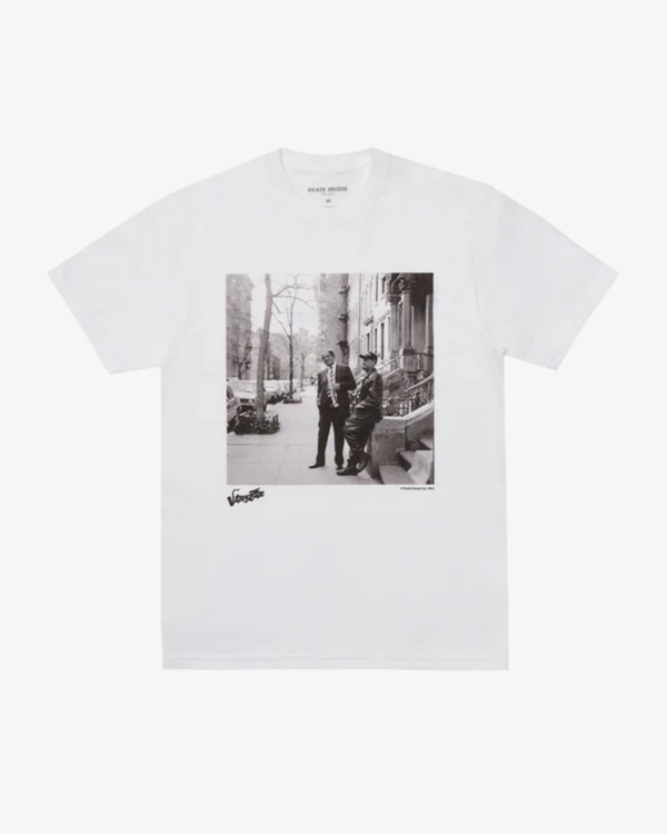 SKATE MUZIK - Men's Guru & Byrd Tee - (White)