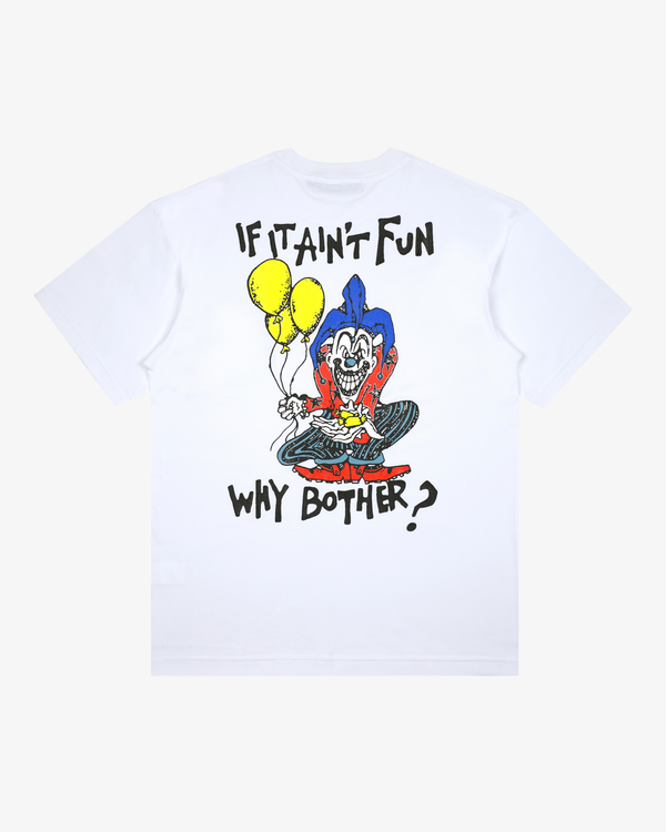 FUNGUYS - Men's Why Bother Tee - (White)