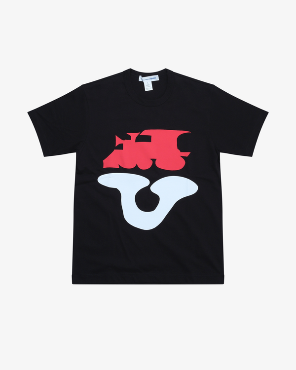 CDG Shirt - Men's Printed Cotton Jersey - (Black)