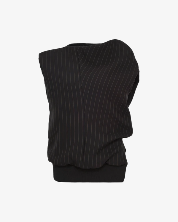 SACAI - Women's Matelasse Twill Pullover - (Black)