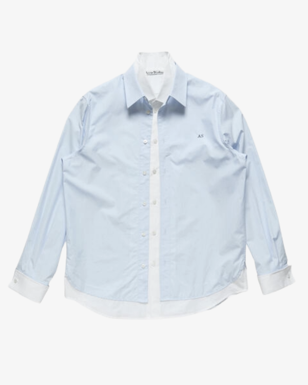 ACNE STUDIOS - Men's Sont Ls Super Poplin - (Light Blue)