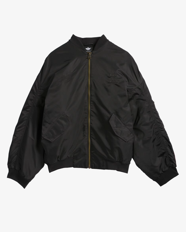 Adidas - Men's Willy Chavarria Satin Bomber Jacket - (Black)