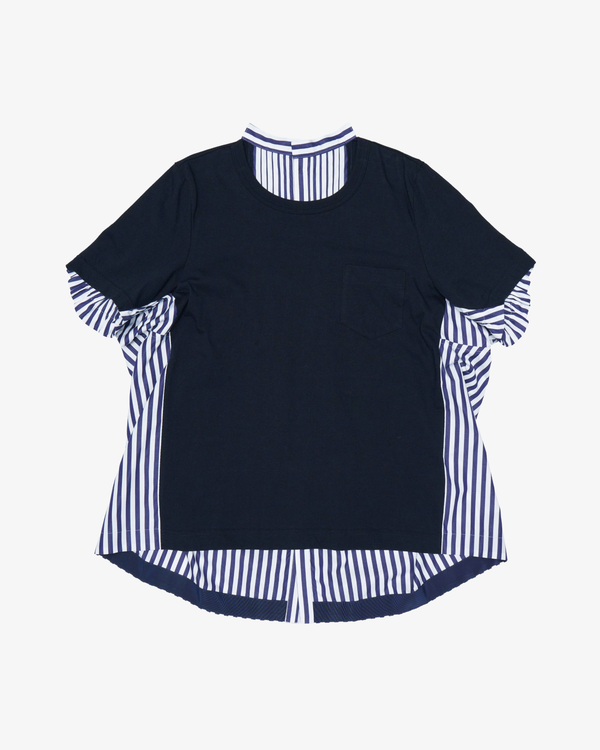 SACAI - Women's Cotton Poplin - (Navy)