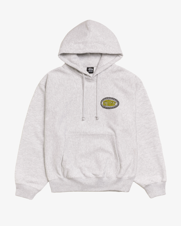Stüssy - Men's Tile Oval Hood - (Ash Heather)