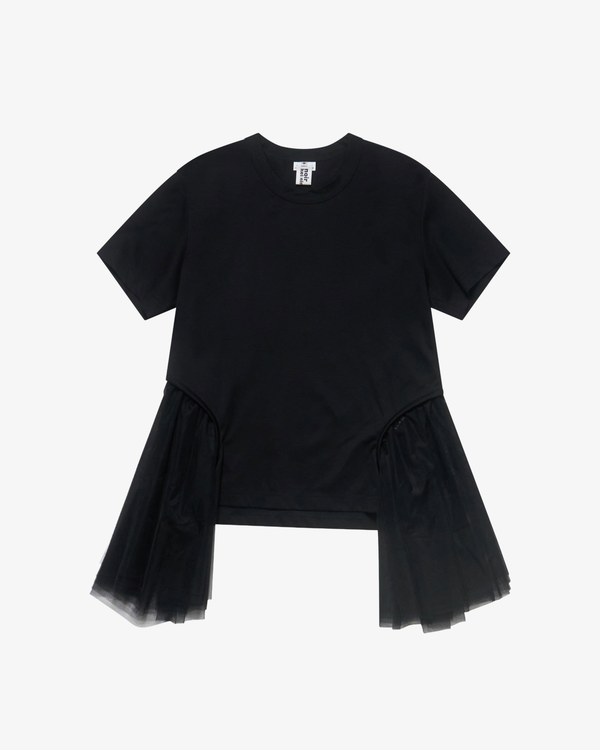 Noir Kei Ninomiya - Women's Tulle Side Tee - (Black)
