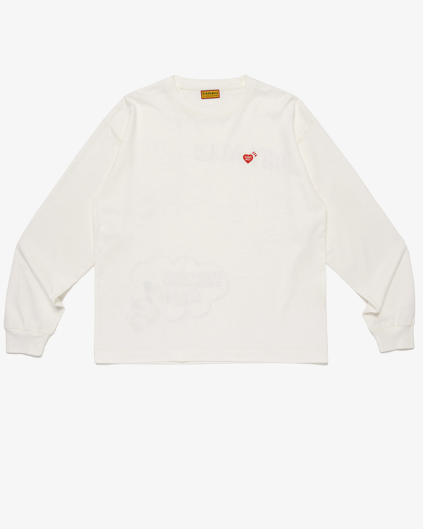 HUMAN MADE  - Men's Graphic Long Sleeve T-Shirt - (White)