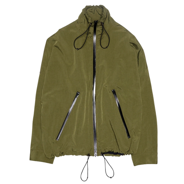Song For The Mute - Men'S Zip Up Funnel Jacket - (Khaki)