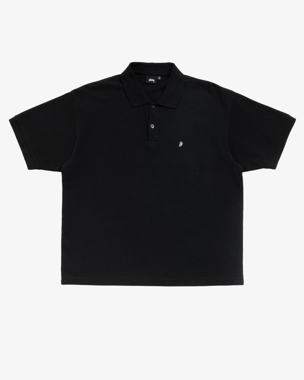 Stüssy - Men's Classic Pique Polo - (Black)