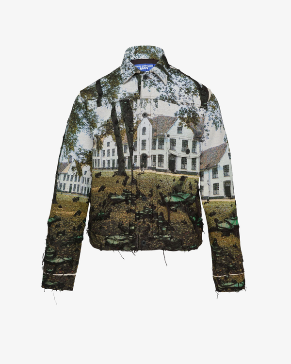Junya Watanabe Man_Junya Watanabe Man  - Men's Gobelin Weave Jacket - (Print)_JACKETS