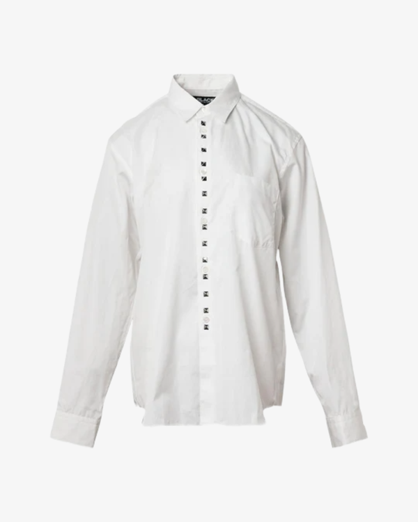 Black Comme des Garçons - Men's Button Up Shirt - (White)