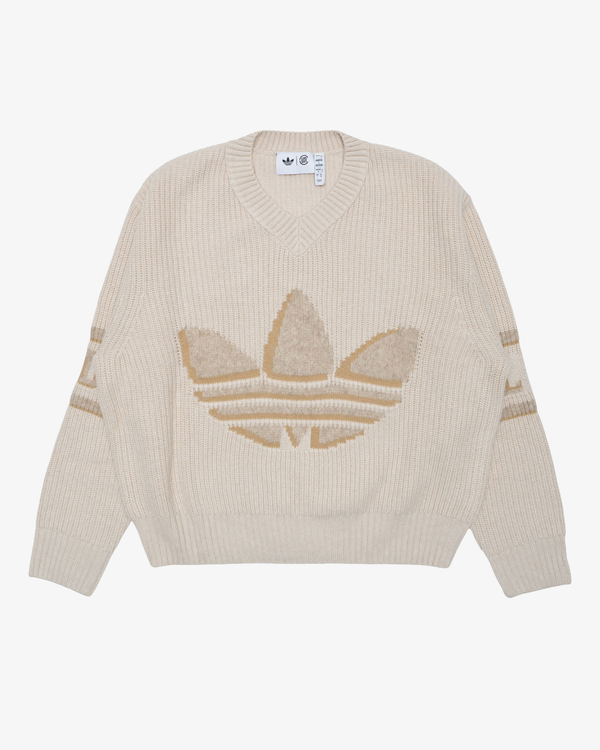 Adidas - Men's Clot Knit Sweater - (Off-White)