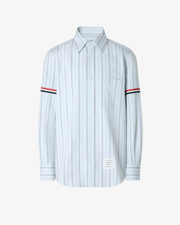 Thom Browne - Men's Straight Fit Pc Long Sleeve Shirt - (Green)