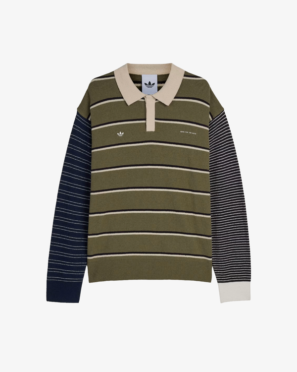 Adidas - Men's Song For The Mute Long Sleeve Tee - (Olive Strata)