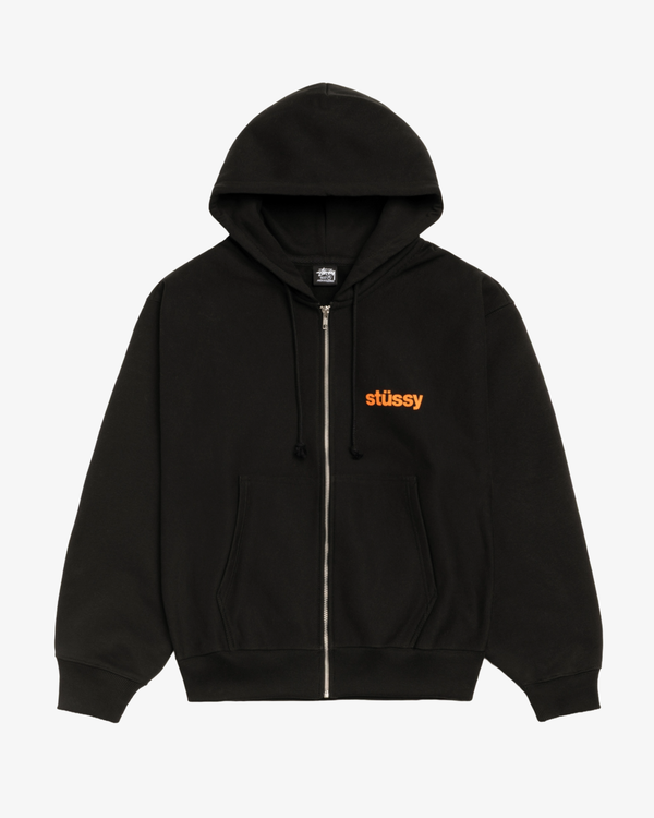 Stüssy - Men's Built Tough Zip Hood - (Black)