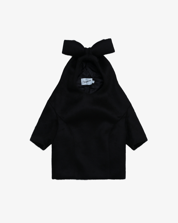 VAQUERA - Women's Neoprene Bow Top - (Black)