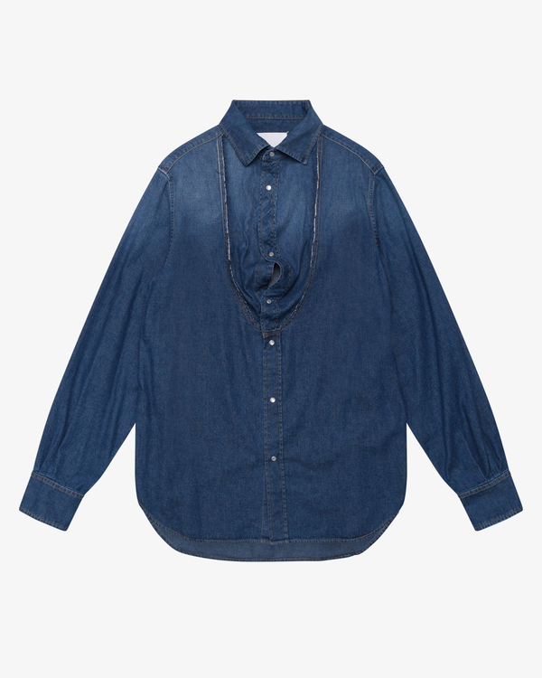 Maison Margiela - Men's Long-Sleeved Shirt - (Blue)