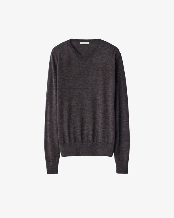 Lemaire - Men's Crew Neck Sweater - (Dark Brown)