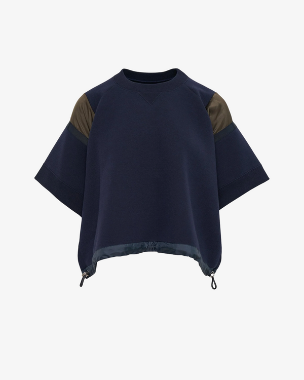 SACAI - Women's Sponge Sweat Pullover - (Navy233)