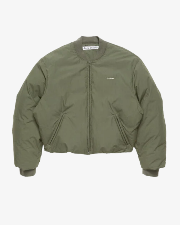 ACNE STUDIOS - Men's Oblya Peached Washed Technical Cotton Blend - (Green)