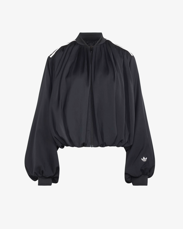 Adidas - Women's Satin Pleated Track Top - (Black)