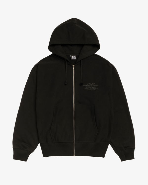 Stüssy - Men's International Designs Zip Hood - (Black)