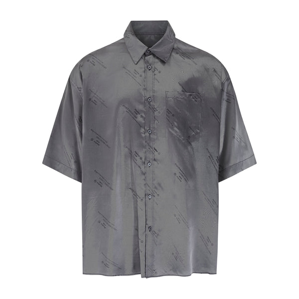 Martine Rose - Men's S/S Overshirt - (Silver)