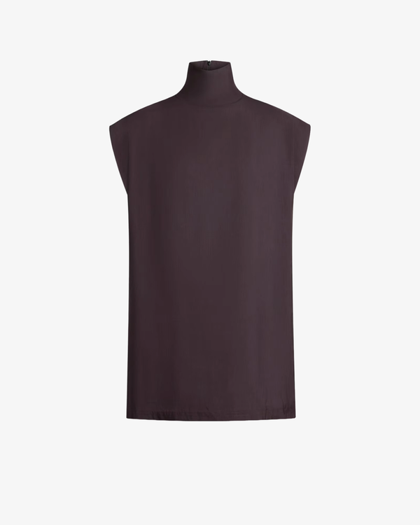 Azzedine Alaia_ALAÏA - Women's High Neck Top - (Purple)_WOVEN TOPS