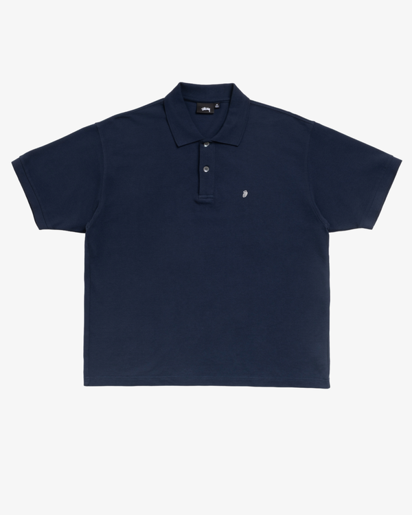 Stüssy - Men's Classic Pique Polo - (Navy)