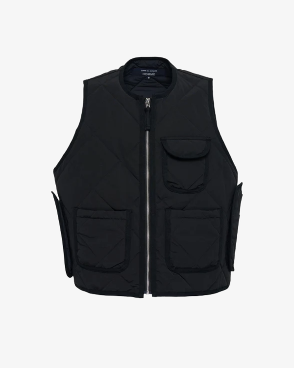Comme des Garçons Homme - Men's Quilted Vest - (Black)