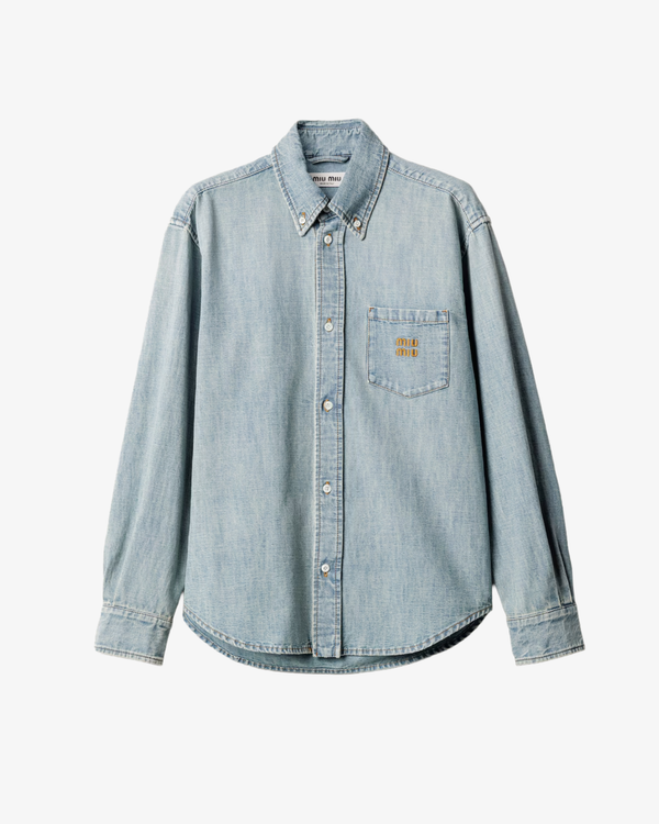 MIU MIU - Men's Chambray Shirt - (Denim)