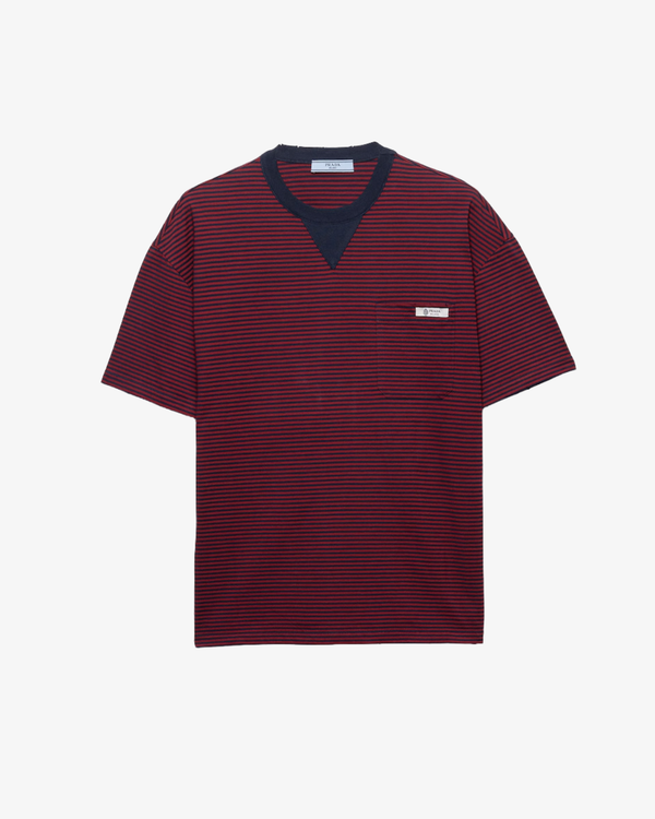 Prada - Women's Jersey Bastoncino T-Shirt - (Maroon)